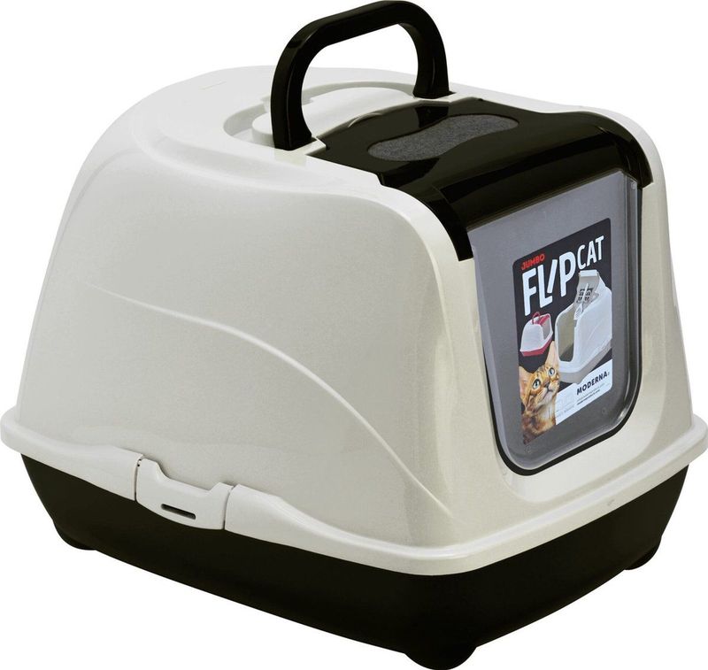 Moderna - Flip Cat - Kattentoilet - Transparante Deur - 57 cm - Plastic