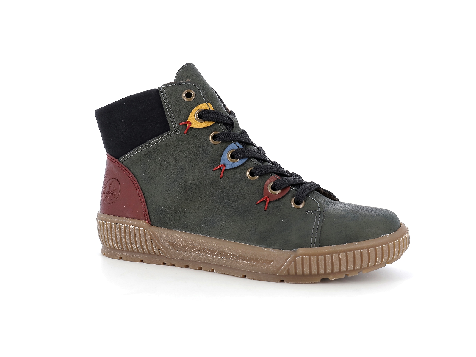 Rieker-N0711 Synthétique Kaki