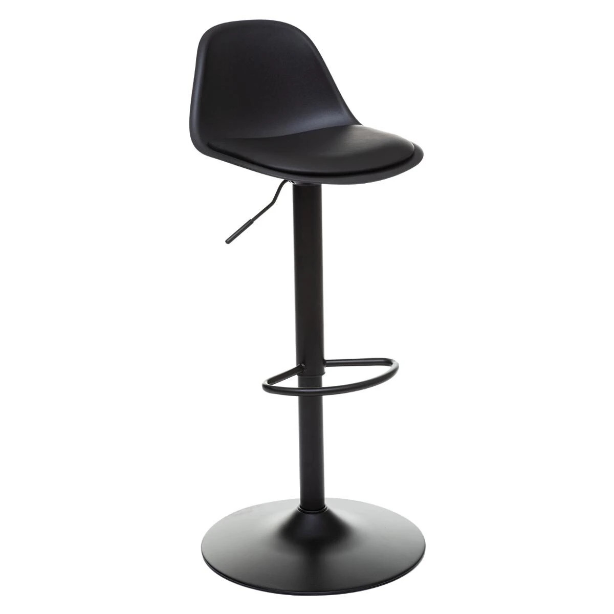 CHAISE BAR AJUSTABLE NOIR AIKO
