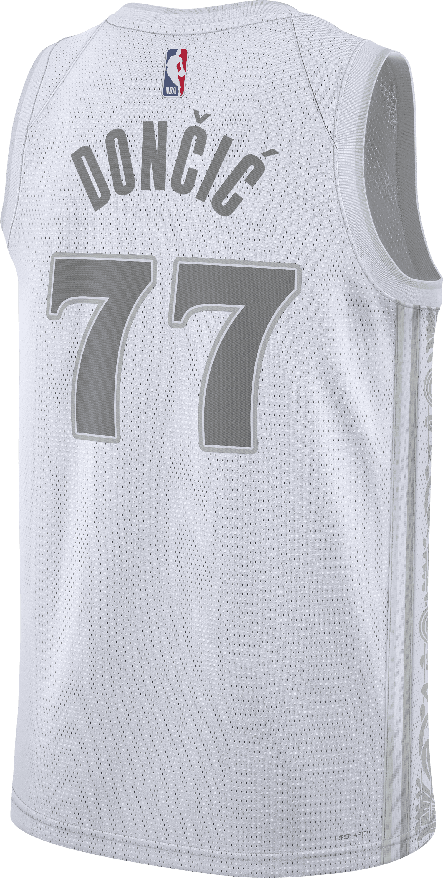 Nike Dallas Mavericks Swingman Trikot 2024 Weiss F100