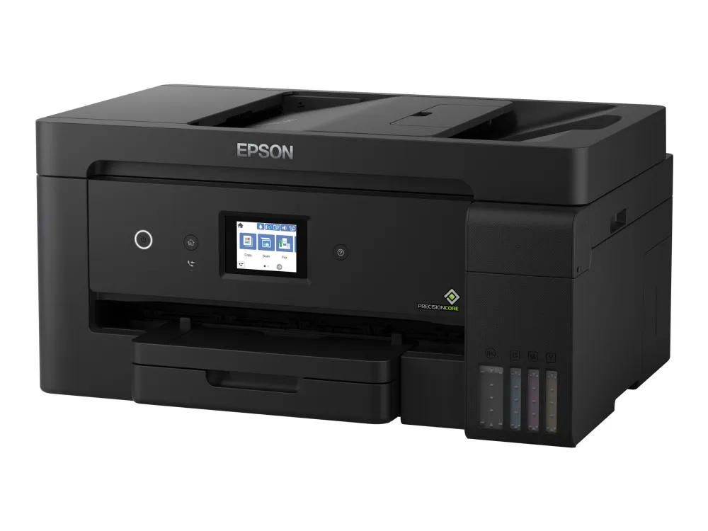 Epson EcoTank ET-15000 - Multifunktionsprinter - farve - blækprinter - A3/Ledger (297 x 432 mm) (original) - A3/Ledger (medie) - op til 11.5 spm (kopiering) - op til 17 spm (udskriver) - 270 ark - 33.6 Kbps - USB 2.0, LAN, Wi-Fi