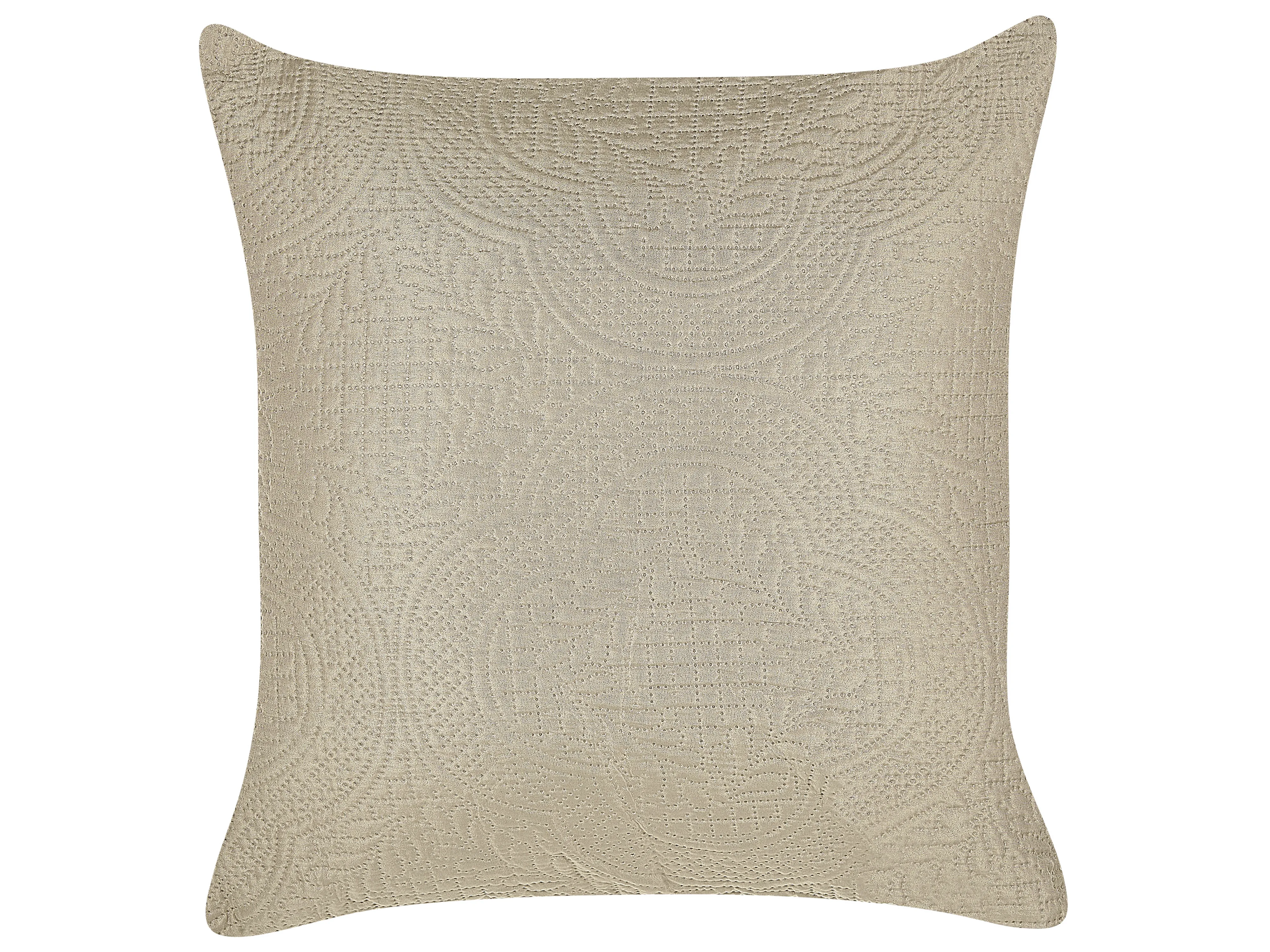 Sprei met kussens SHUSH 160 x 220 cm Taupe