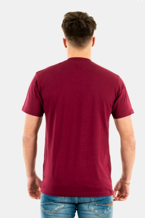 tee shirt vans left chest logo rouge