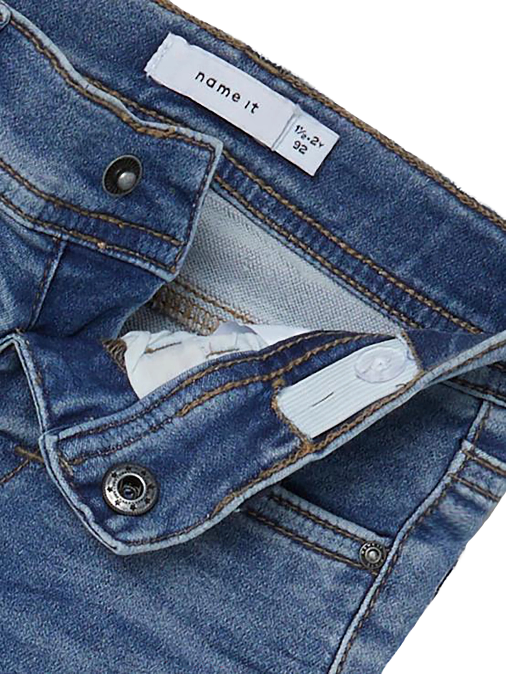 Sweat-Jeanshose NMMSILAS SLIM in medium blue