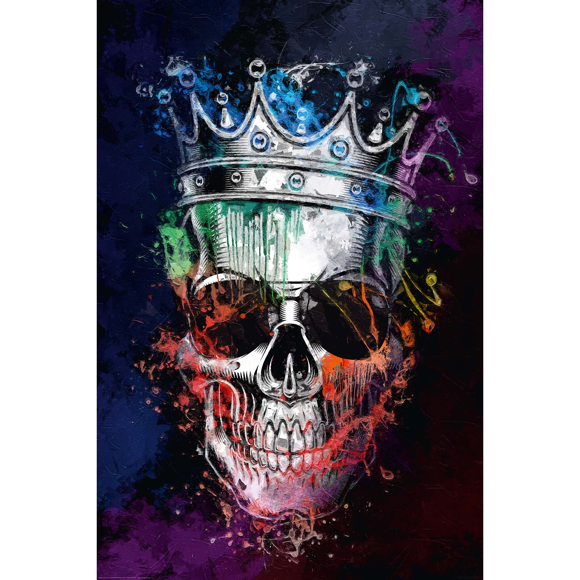 Deco-Panel SKULL CROWN - 60x90 cm