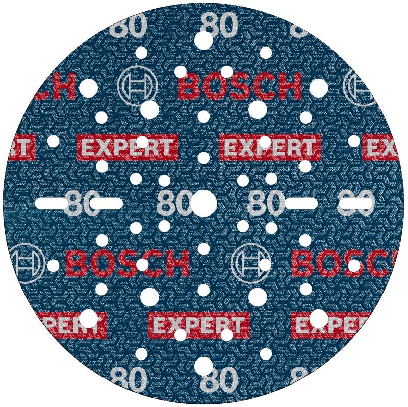 Bosch 2608902441 EXPERT Schuurschijf O780 met film onderlaag, 150 mm, G80, 6x (6 stuks)