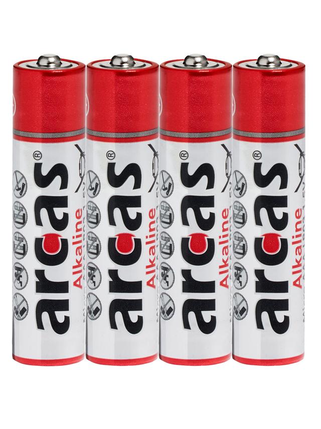 32 + 4 AAA 1,5V Alkaline Batterien von Arcas