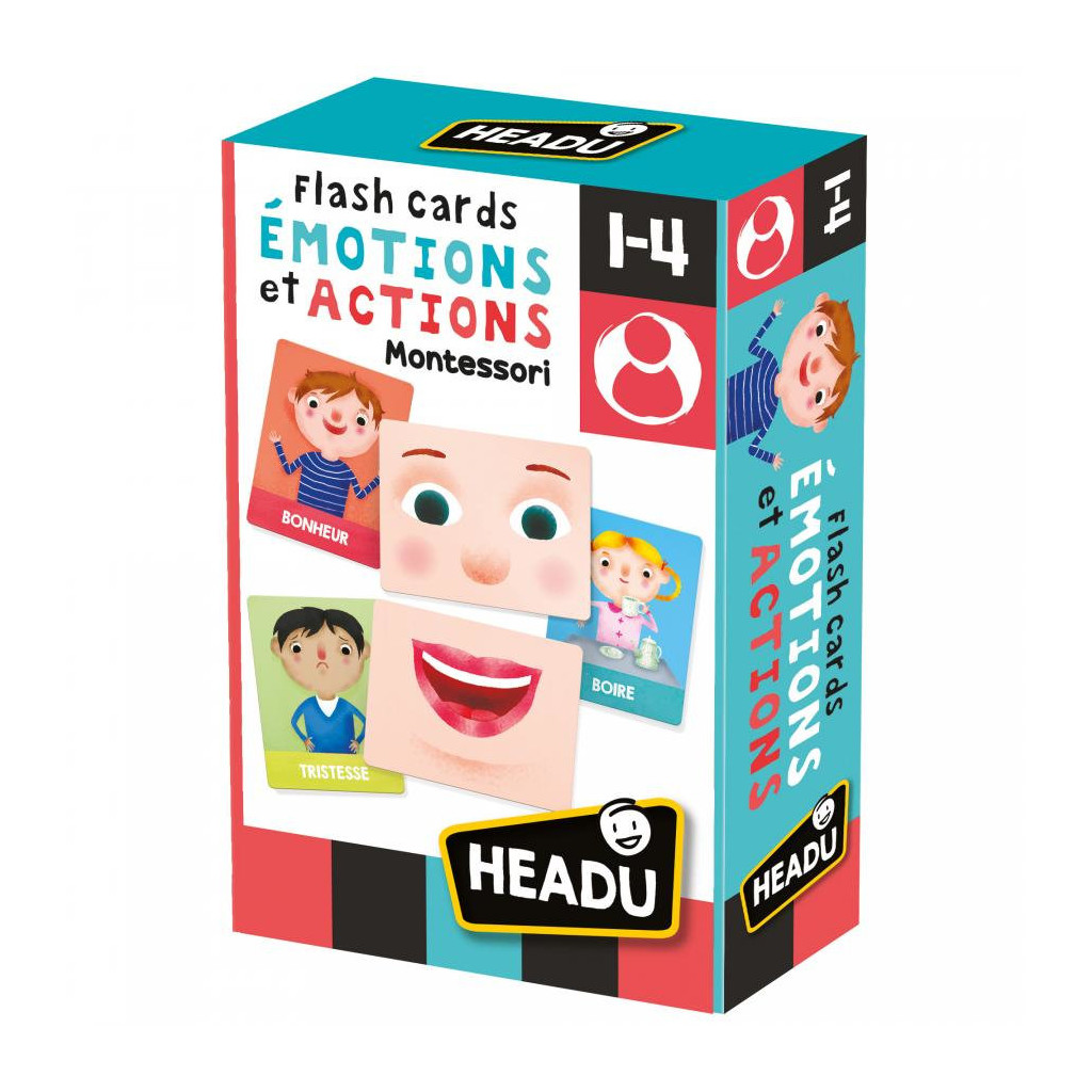 Flashcards Emotions et Actions Montessori