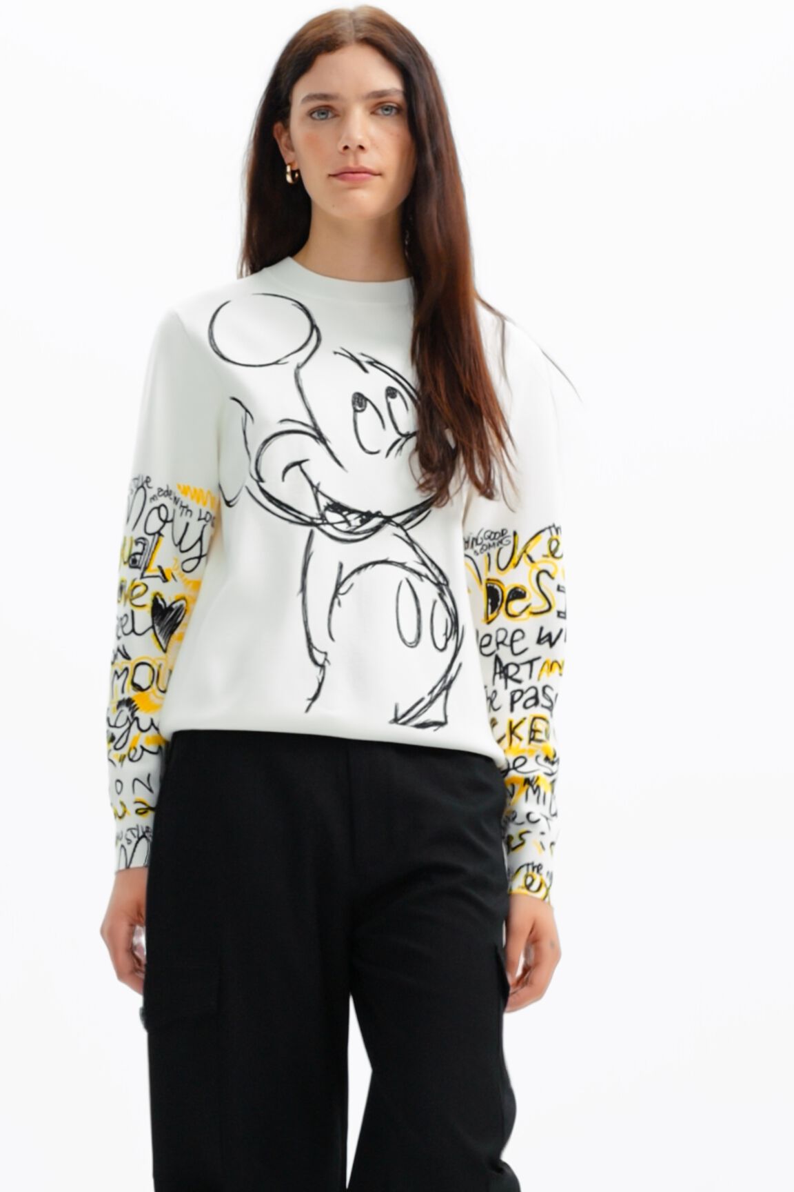 Pull brodé Mickey Mouse
