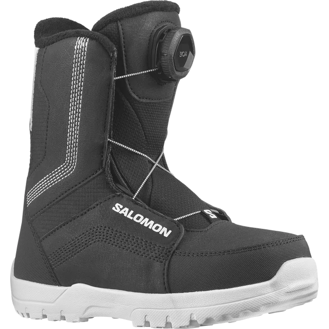 WHIPSTAR BOA®  Junior - Snowboard-Schuhe Kids Black/Black/White
