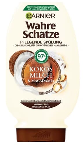 GARNIER Wahre Schätze SPÜLUNG KOKOSMILCH & MACADAMIA