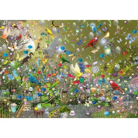 Schmidt Spiele Puzzle - Im Dschungel der Papageien, 1000 Teile