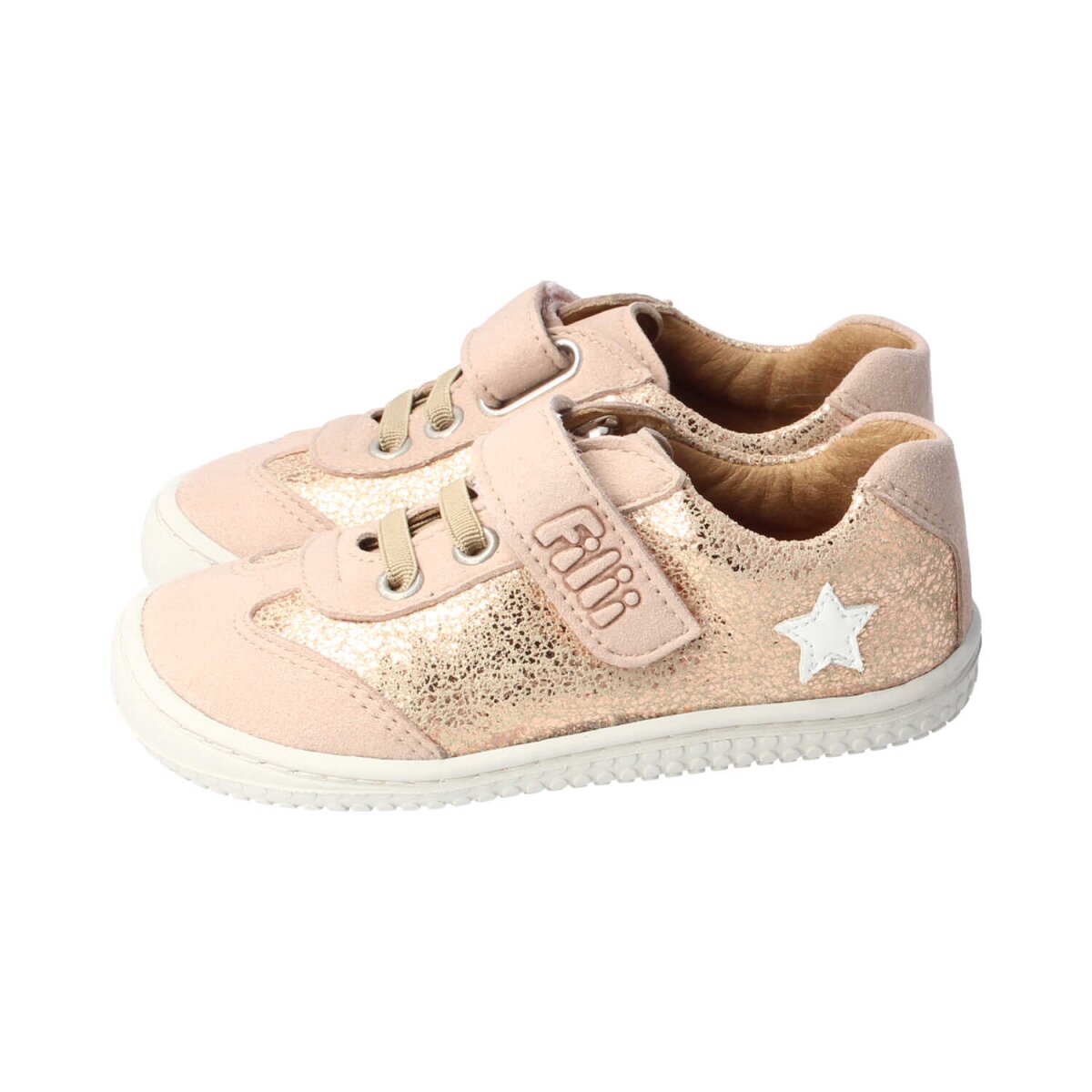 30045-60 ecru glitter SALIIMA nappa leather velcro Weite/M