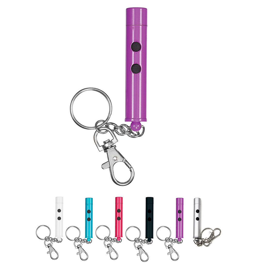 Porte-clefs lampe torche laser