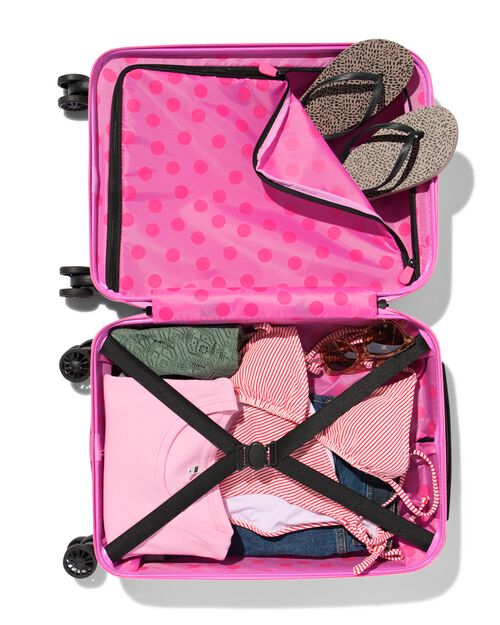 valise ABS 35x20x55 rose