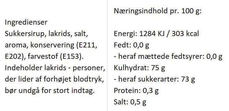 SMAGFULD by Almuegaarden Sirup med smag af sød lakrids Sort