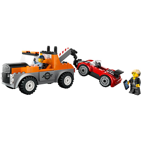 LEGO City Kranvogn og sportsvognsreparation 60435