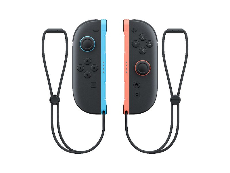 Nintendo Switch 2 Joy-Con 2er Set Hellblau/Hellrot Linker und rechter Joy-Con 2-Controller für mehr Präzision, Kontrolle und Spielspass