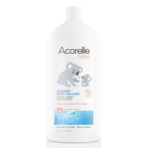Linimento orgânico de óleo-calcário Acorelle Baby 500ml