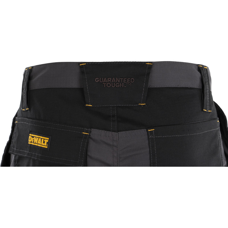 DeWALT Westport werkbroek met holsterzakken en kniezakken 52 zwart/grijs