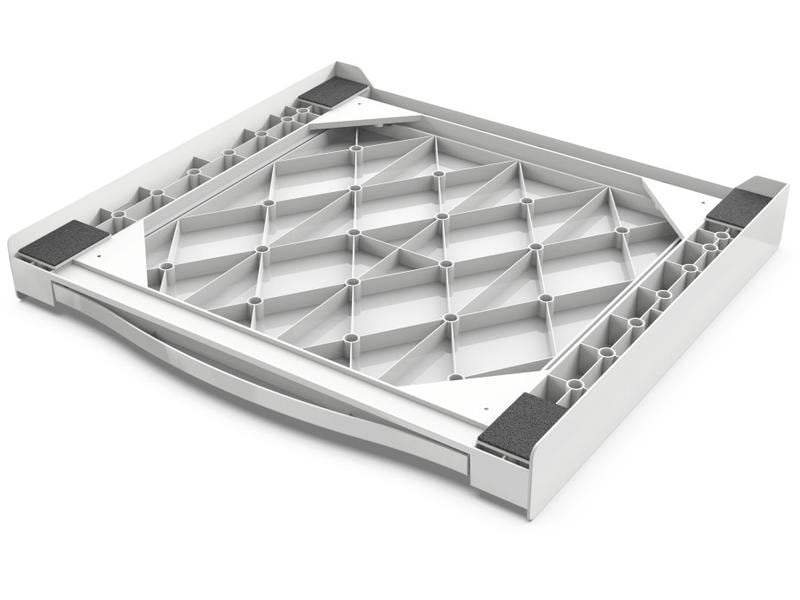 Xavax Zwischenbausatz Smart 55 x 60 cm Bausatz für Waschmaschine und Trockner