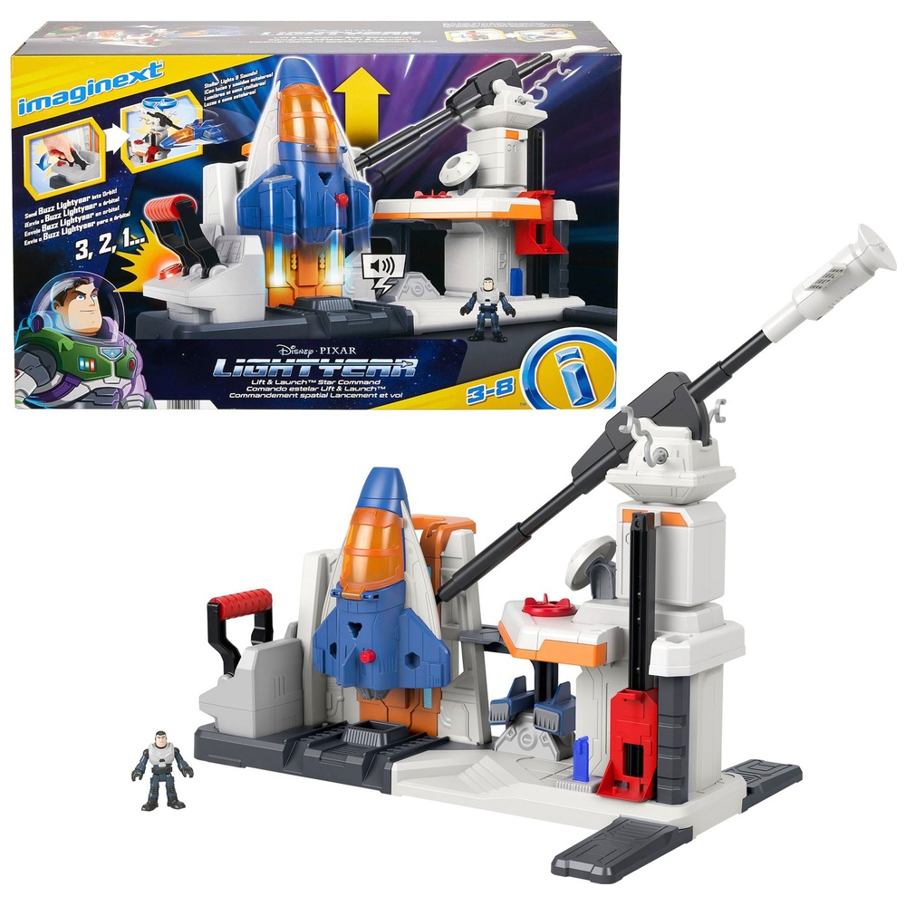 Pixar Lightyear Imaginext Lift and Launch Star Command Spielset