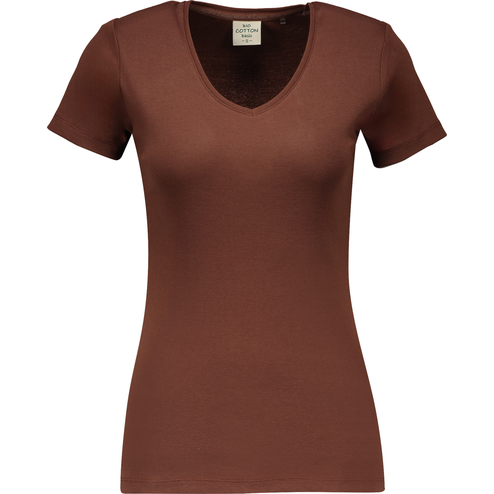 Damen-T-Shirt V-Neck kurzarm