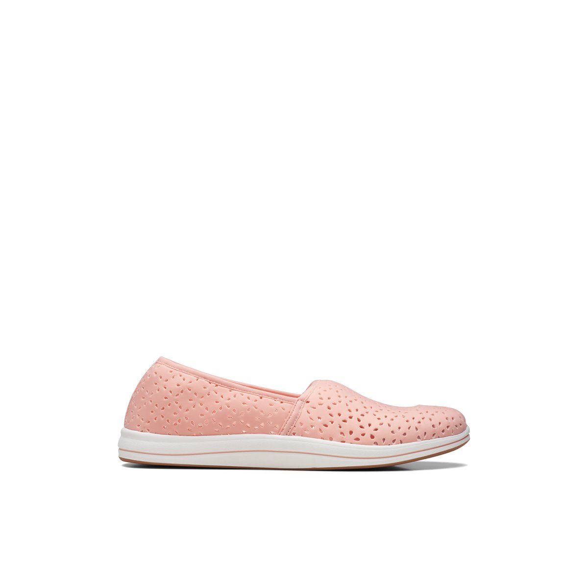 CLARKS-Breeze_emily-Baskets athleisure - Talon plat - Orange Clair