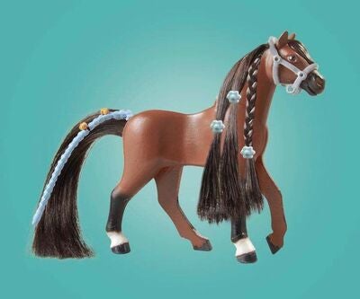 Playmobil 71355 Horses of Waterfall Byggesett Zoe & Blaze med Hoppebane