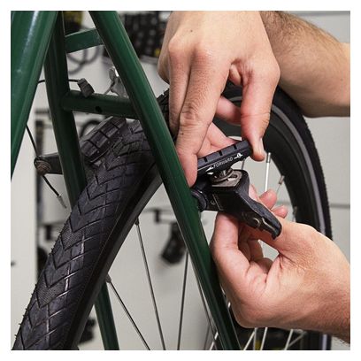 Gommes de rechange pour patins de frein tricolores comp. Shimano XT/XTR 72 mm