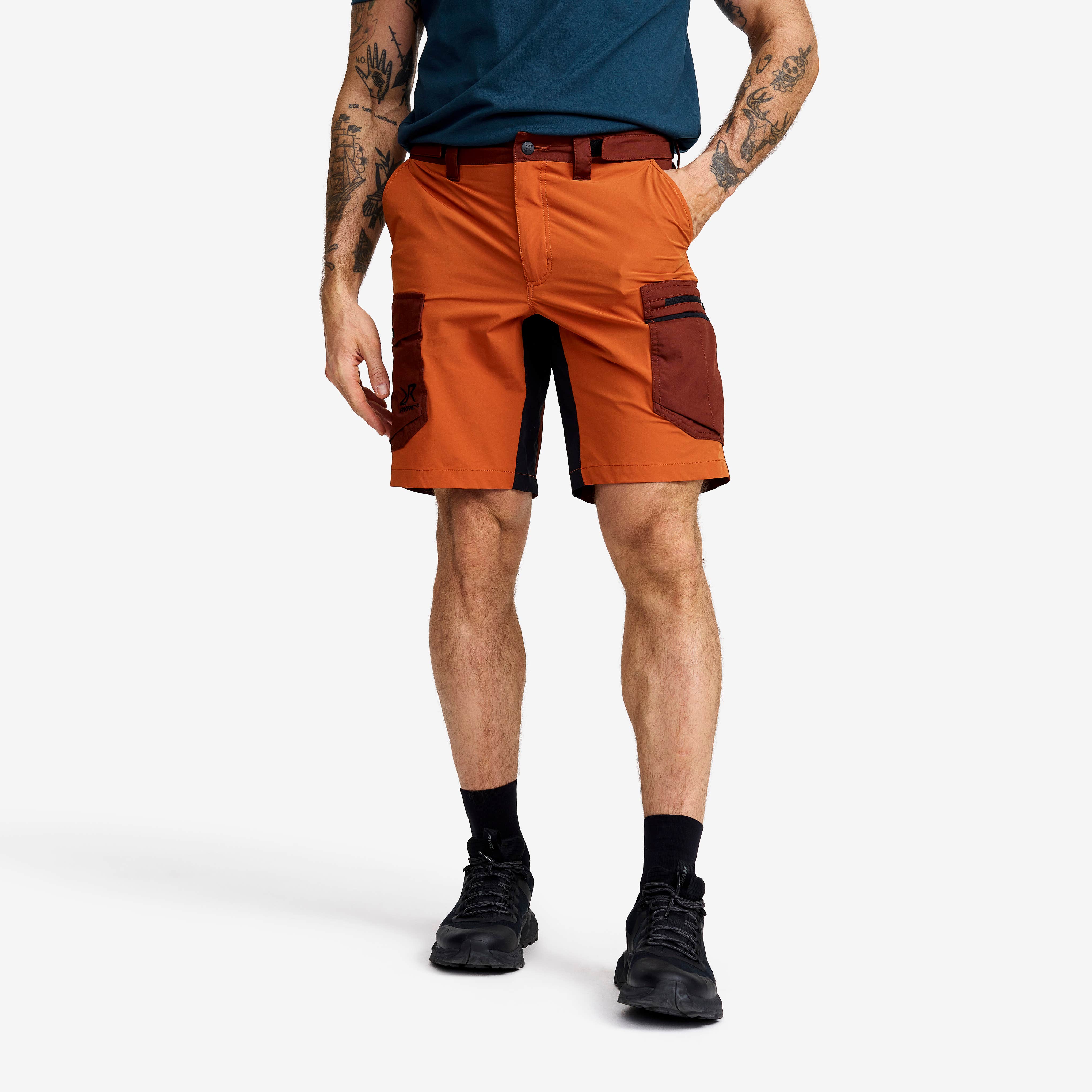 Rambler Lightweight Pro Shorts Herre Terracotta Brown/Smoked Paprika