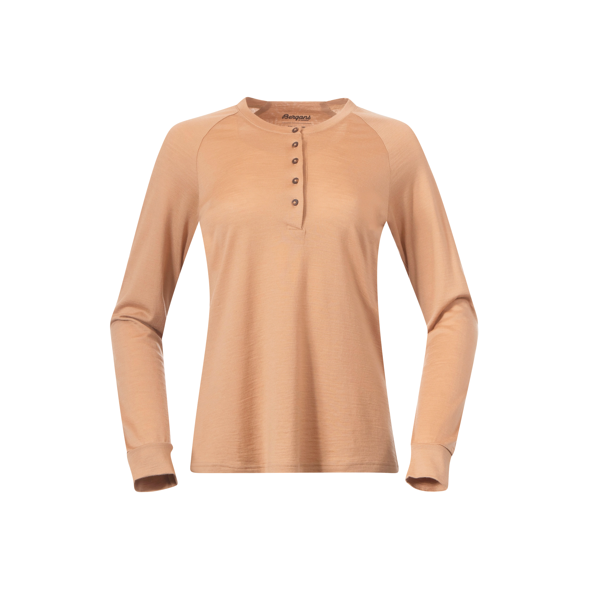 Lysebu Wool Henley Women Warm Sand