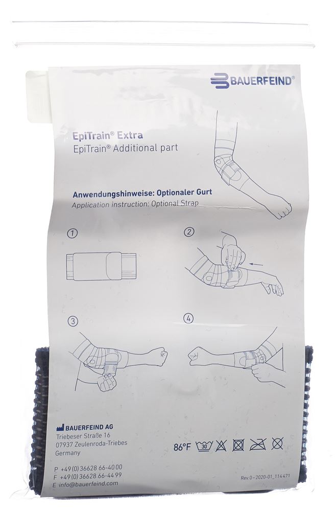 Bauerfeind EpiTrain Gurt<br>1 Stück, Gr5, titan