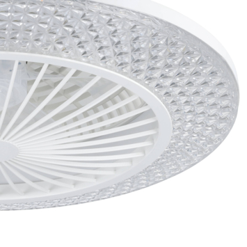 Eglo plafondventilator Malinska met lamp 38W wit