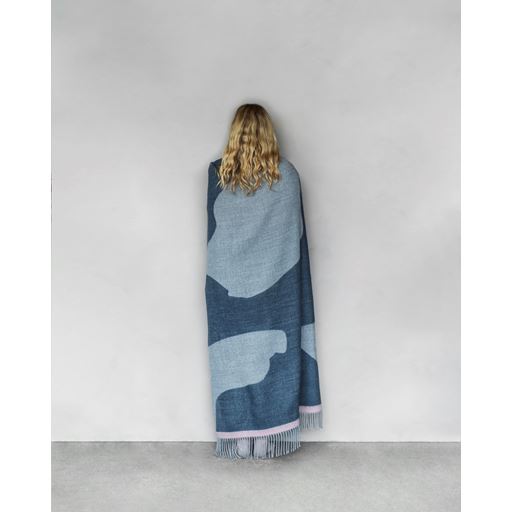 Mette Ditmer Gallery Plaid, Lys Grå, 125x170 cm