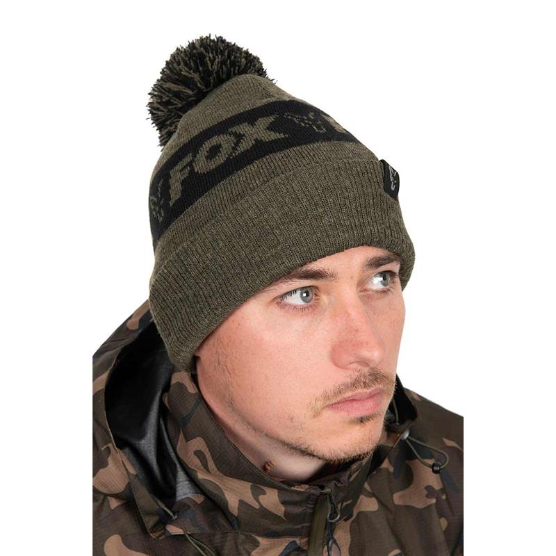 Bonnet Homme Fox Collection Bobble - Vert
