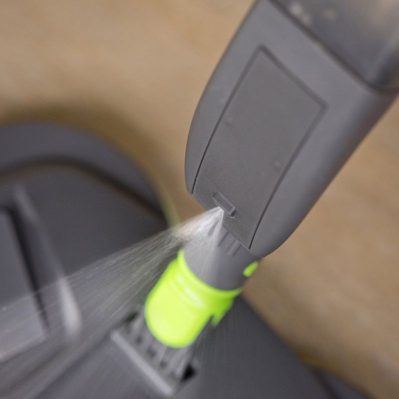 Shine - Cyclonic Mop - Dweilsysteem - Grijs/Groen - Roterende Dweil met Sprayer en 2-Delige Steel