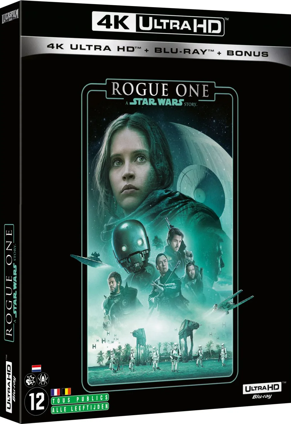 Rogue One : A Star Wars Story (1 Blu-ray UHD 4K   1 Blu-ray   bonus) Disques Blu-ray films
