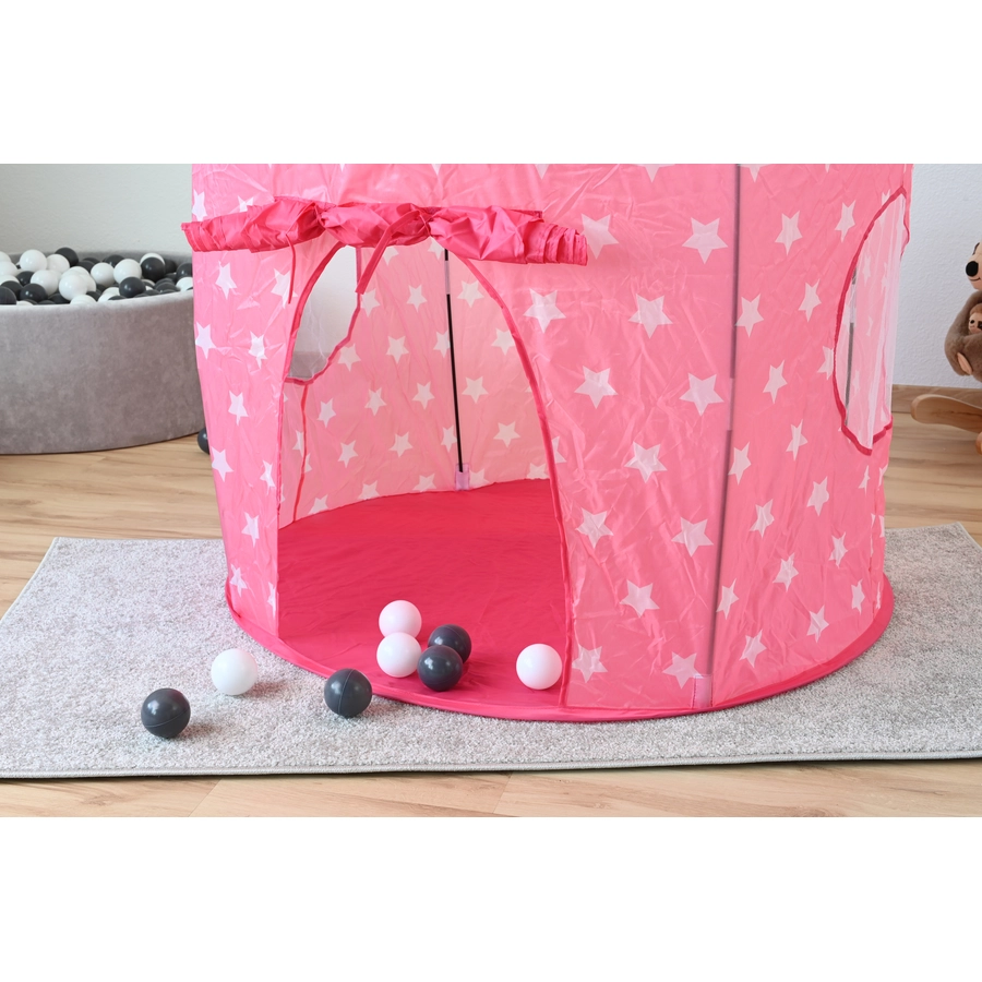 knorr toys® Spielzelt Pink white stars rosa