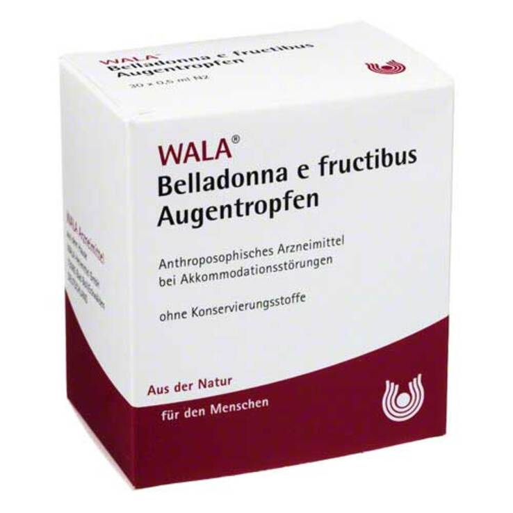 Belladonna E Fructibus Augen, 30X0.5 ml