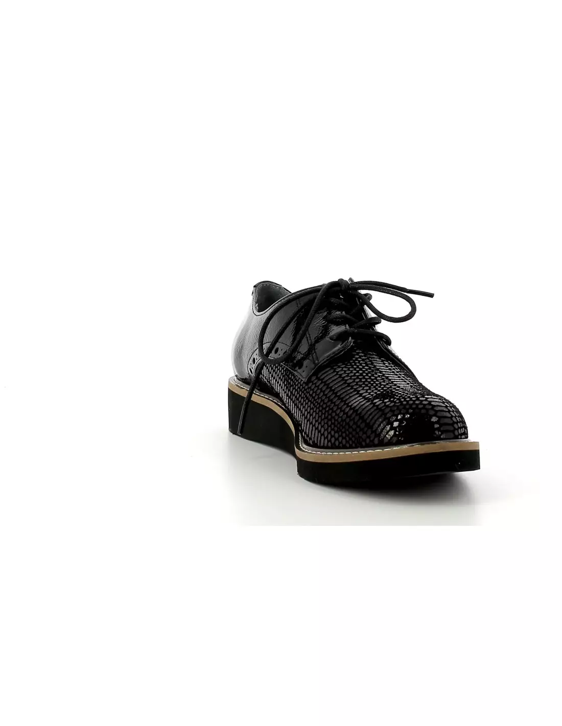 FUGITIVE CHAMOI - Derbies, richelieus & trotteurs vipernoir