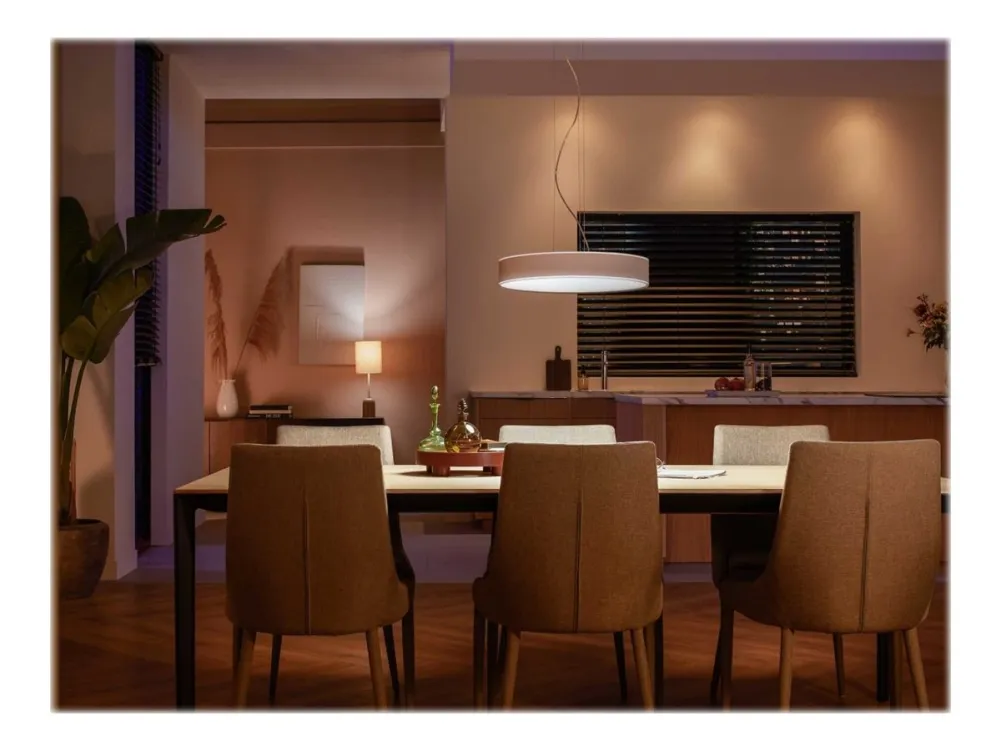 Philips Hue White ambiance Enrave - Vedhængslampe - LED - 33.5 W - varmt til køligt hvidt lys - 2200-6500 K - hvid