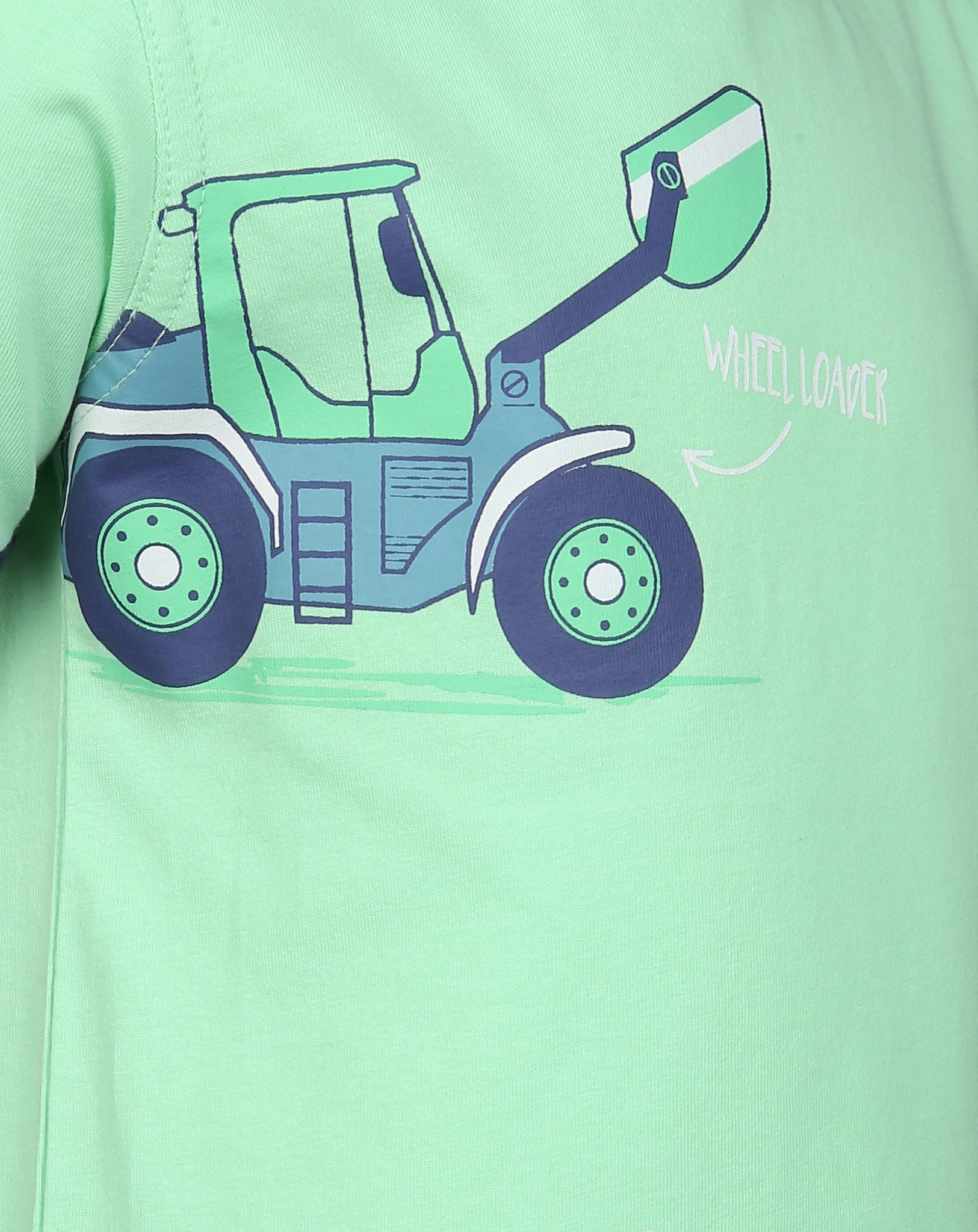 T-Shirt BAUFAHRZEUGE in hellgrün