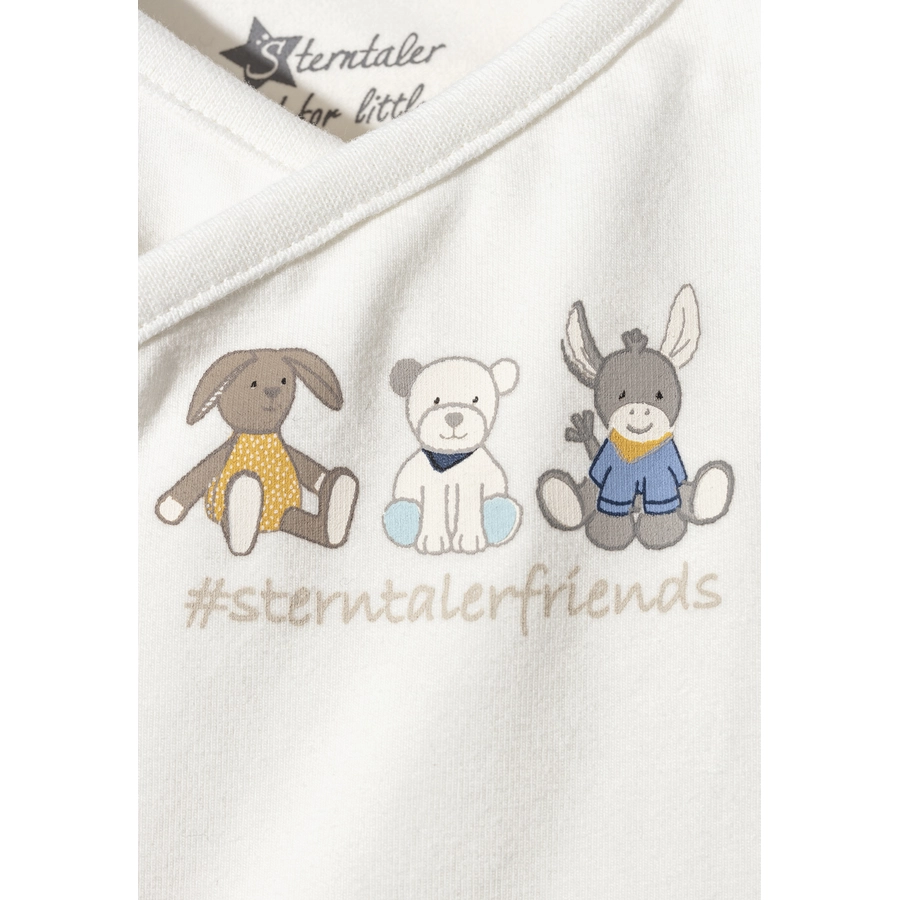 Sterntaler Langarm-Body Freunde ecru