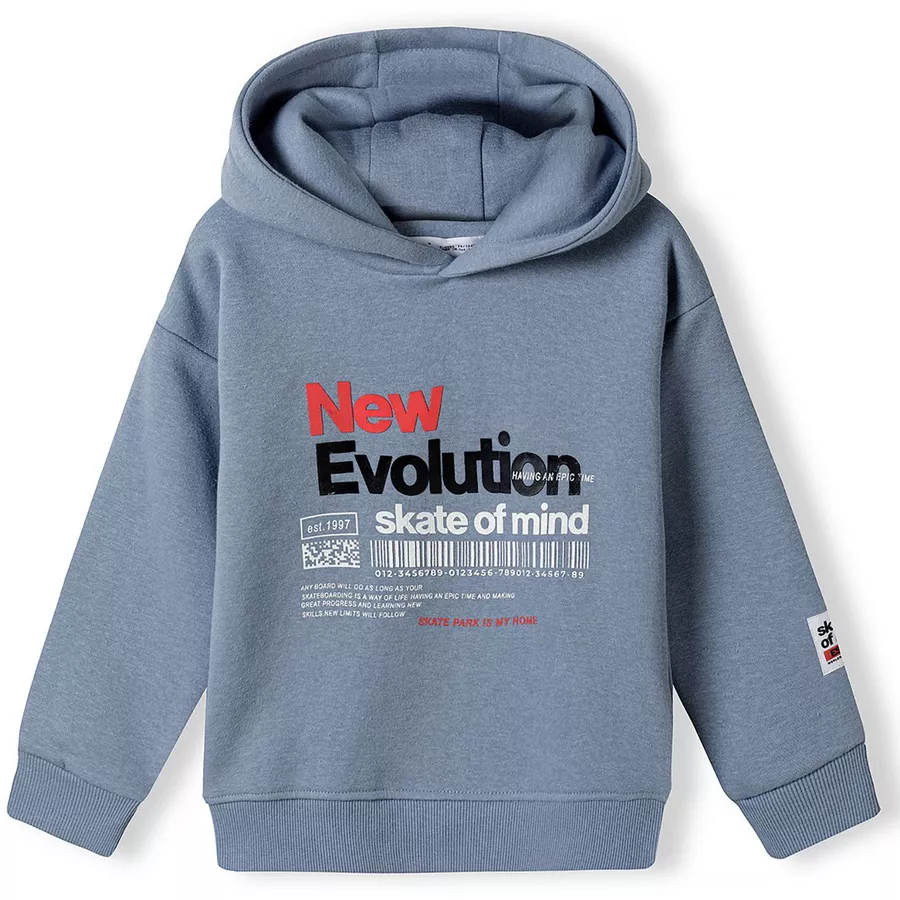 MINOTI Hoodie Dunkelblau Meliert