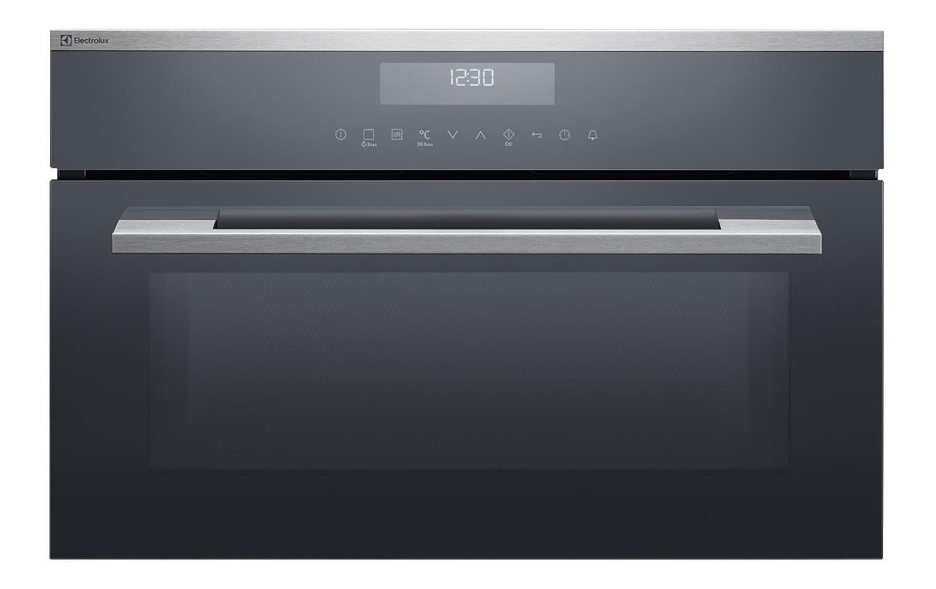 Einbaubackofen mit Mikrowelle EB3GL90KCN Silber/Dunkelgrau<br>Multifunktions-Ofen mit Mikrowellenfunktionen