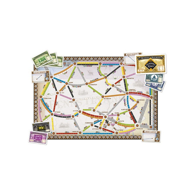 Les Aventuriers du Rail : UK  et  Pennsylvanie
