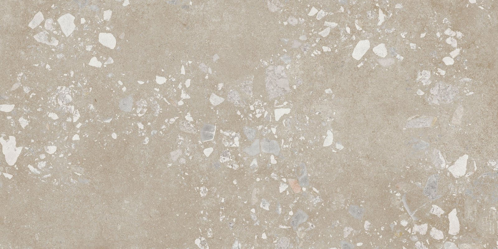 Navale Colmey vloertegel terrazzo 60x120cm creme gerectificeerd