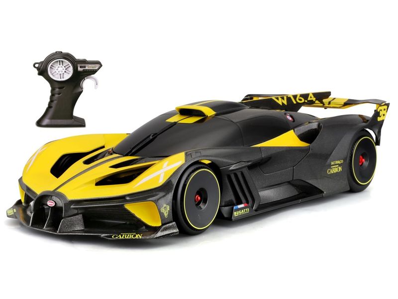 Maisto Rennwagen RC Bugatti Bolide 1/14, Gelb Ferngesteuertes Spielzeug