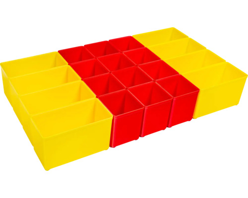 Inzetdoosset AB3 CT M 74 BSS ProClick 364 x 63 x 208 mm rood/geel
